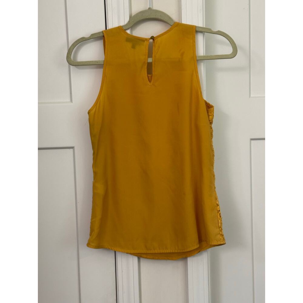 WAREHOUSE SLEEVELESS BEADED LACE BLOUSEN TANK TOP WOMENS SIZE 10 - Picture 6 of 7